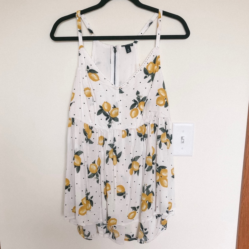 Lemon Racerback Torrid Tank - Size 0